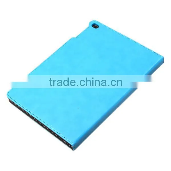 PU Leather Stand Auto Sleep Smart Cover Folio Case for Apple IPad Air 2, for Ipad 6 Leather Case photo-3