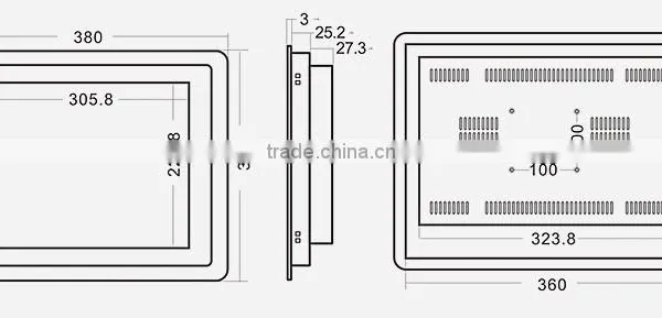 15 Inch Industrial Computer All in One Touch Screen photo-6