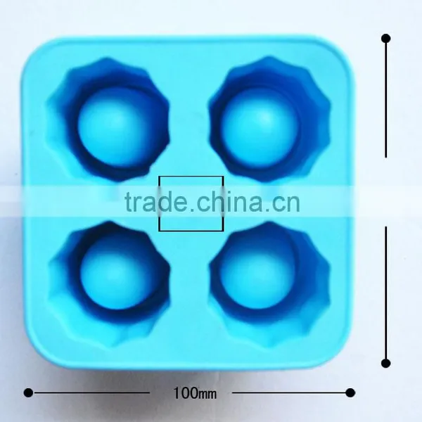 100% Food Grade Manufacture Wholesale Hot Sell Party Ice Cup Mold Silicon Ice Tray photo-2