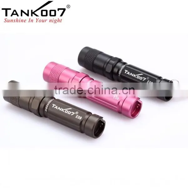 Waterproof Mini Led Flashlight TANK007 E09 Keychain Flashlight photo-2