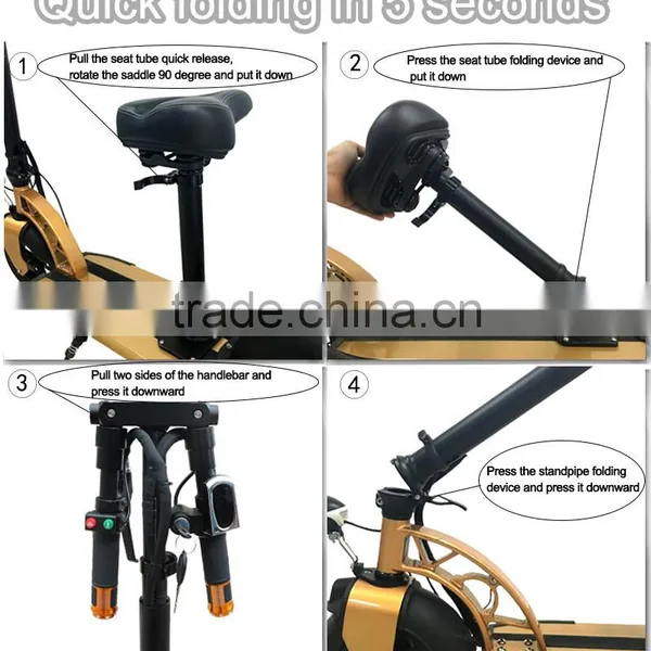 Latest Sell Yellow Electric Pocket Bikes photo-5