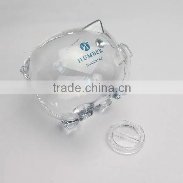 Transparency Clear Money Box Villa Shaped photo-5