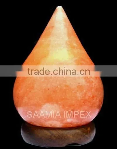 Himalayan Rock Salt Lamp Tear Drop photo-4