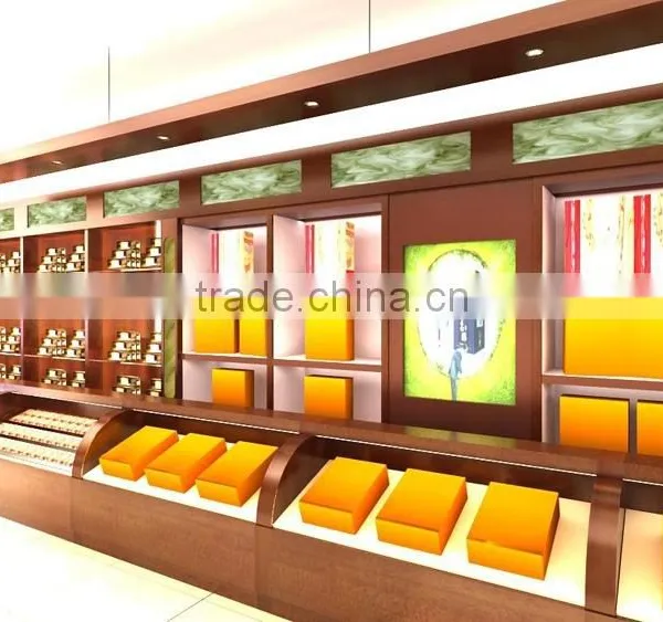 Supply All Kinds of Makeup Display Counter,jewelry Display Shop Counter,counter Display of Cosmetic Showcase photo-4