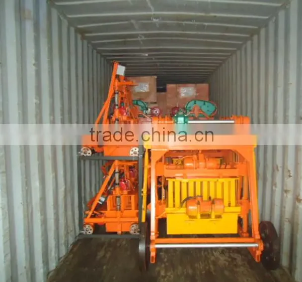 QMY4-45 Mobile Brick Making Machine Egg Layer Type Hollow Block Making Machine for Small Scale Industries photo-5