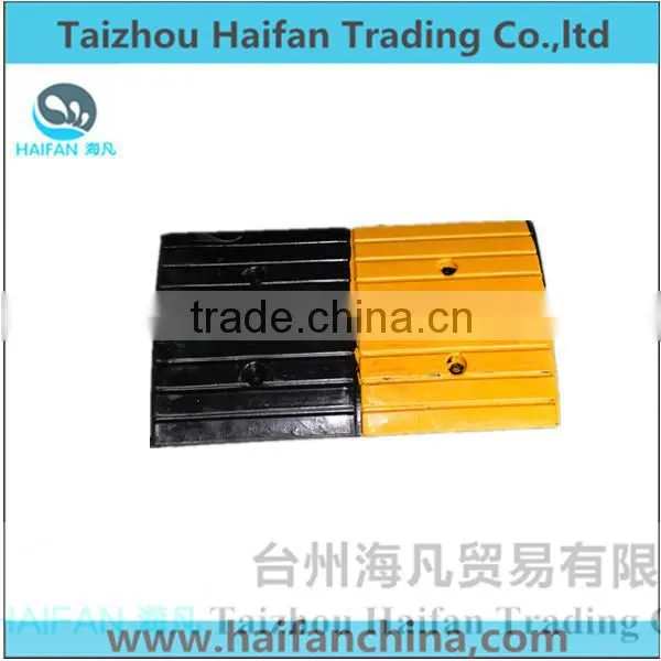 500*300*40mm New Arrival Strength Rubber Speed Bump for Crossing/High Quality Hot Sell Rubber Speed Hump Used in Intersection
