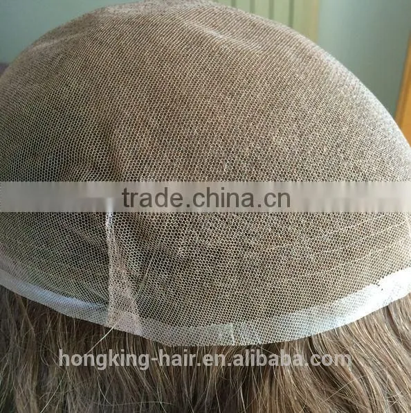 Custom Made Virgin Hair Men's Toupee photo-2