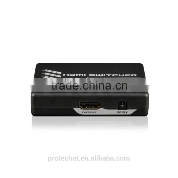 3 Port HDMI Switch 3x1 Hdmi Switcher 3 in 1 Out Support 4kx2k 1080p 3D for Hot Video Player photo-5