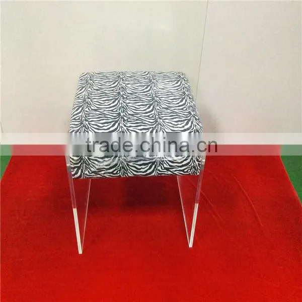 Acrylic Bar Stool Chairs Set Back photo-2
