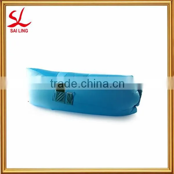 Light Weight Inflatable Sleeping Bag Large Bean Bag Inflatable Lounge Chair With Pocket