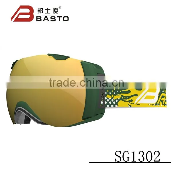 2015 Anti-Fog Snowboard Snow Ski Goggle