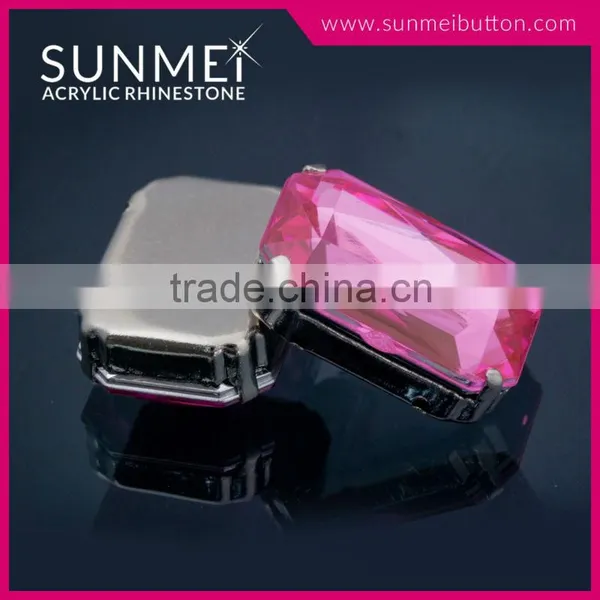 High Quality Flat Back Acrylic Rhinestone With Claws photo-3