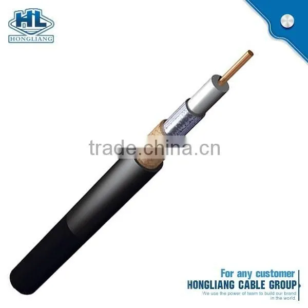 RG59U Coaxial Cable CCA Conductor 75OHM Foan PE Al Foil Shield Bare Copper Wire Braid photo-6