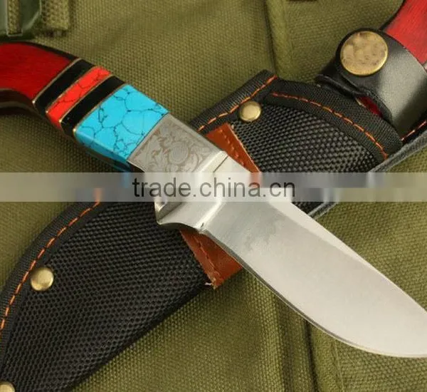 OEM Wood Handle Hunting Combat Knife photo-4