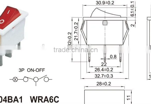 On-off Switchchzjcz/sub Minature Rocker Switch,rocker Switch Mini Switch photo-2