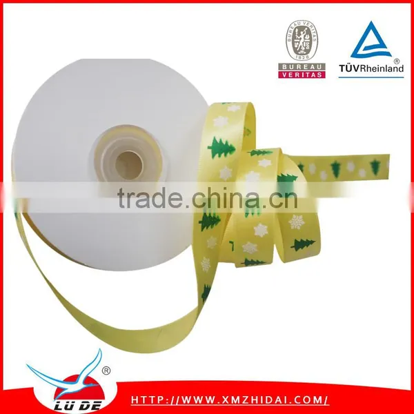 2016 Custom Factory Printed Satin Ribbon for Christmas Decoration photo-3