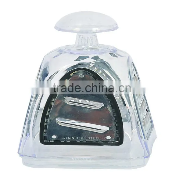 New Design Plastic 4 Sides Fruit and Vegetable Grater photo-6