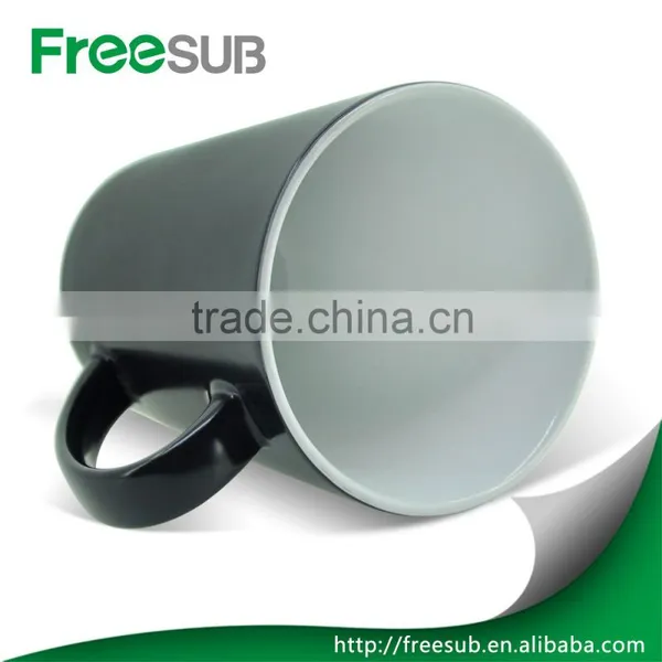 New Wholesale Ceramic Blank 12 oz Conical Sublimation Temperature Changing Mugs photo-2