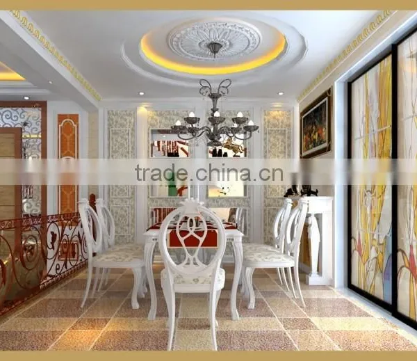 PU Lamp Panel European Carved Lamp Pool Ceiling Lamp Socket Crystal Light Decoration Lamp Panel PU Building Materials Wholesale photo-2