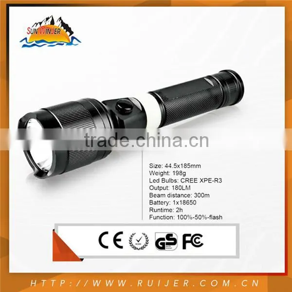 Keen New Power China Factory Cheap Telescopic Led Flashlight photo-3