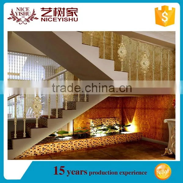 Ornamental Wrought Iron Stair Railing / Decorative Wrought Iron Handrails Supplier photo-6