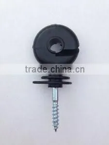 Electric Fence Ring Insulator for Polywire With Wood Screw Thread photo-2