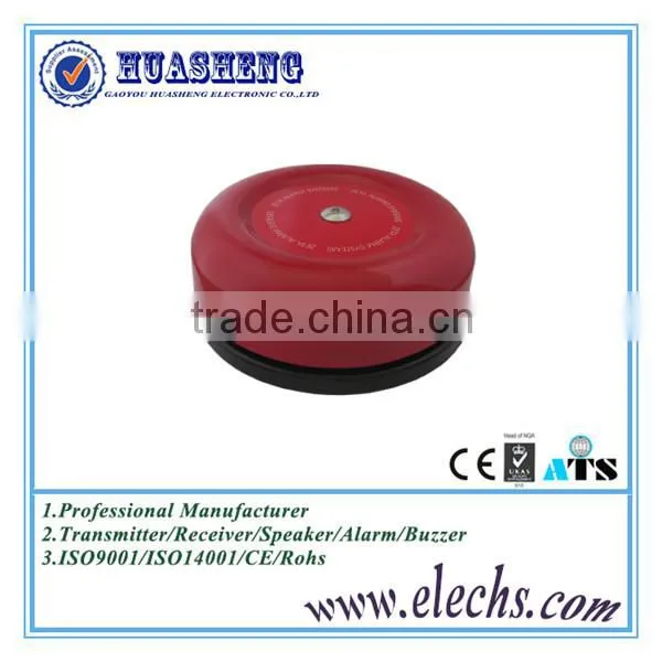 12V or 24v Red Color Round Fire Alarm Bell photo-2