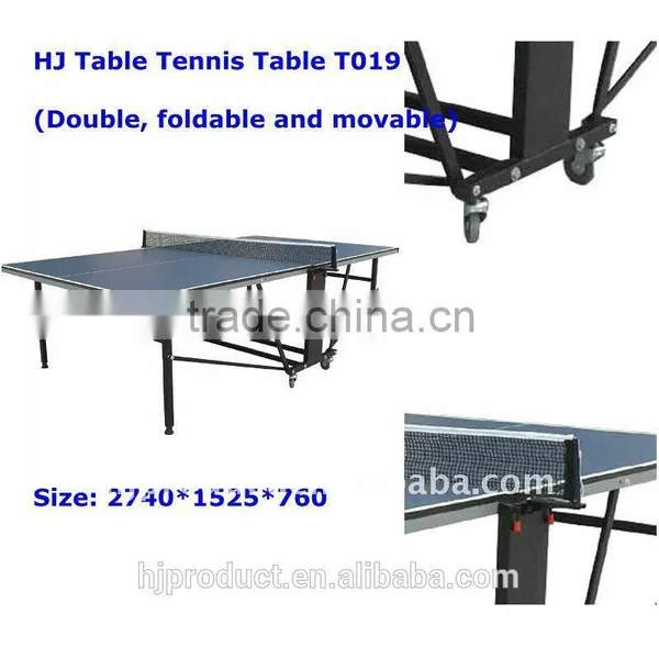 Economic Factory Price 18mm Standard Size Moveable Foldable Table Tennis Table photo-2