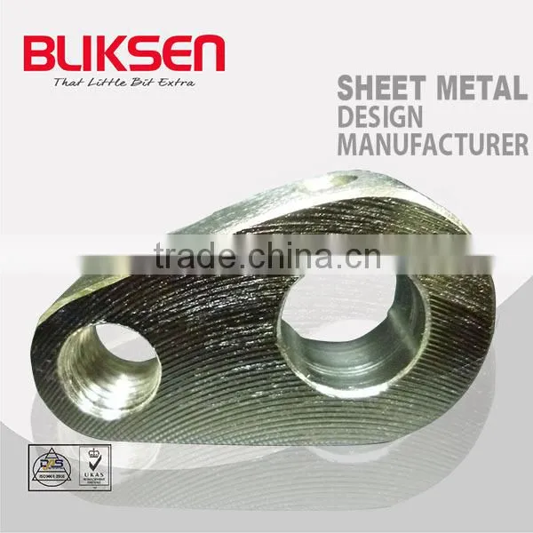 Sheet Metal Precise Laser Cutting of Aluminium Block for Machining photo-2
