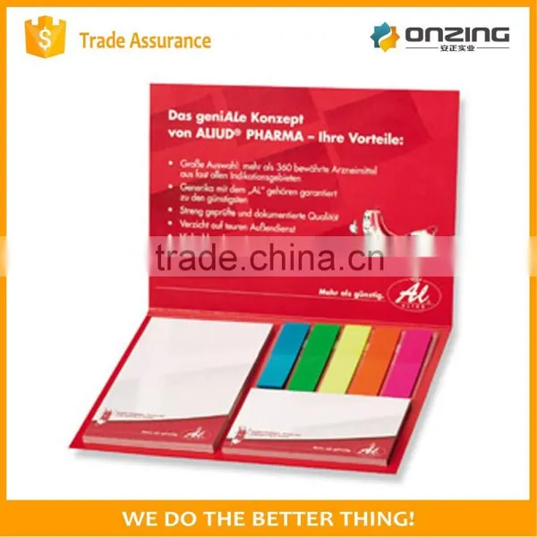 Custom Memo Writing Pad for Business With PET Page Marker photo-2