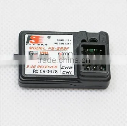 FlySky 2.4Ghz 3 Channels FS-GR3F Receiver For Rc GT3B GT3C Transmitter photo-2