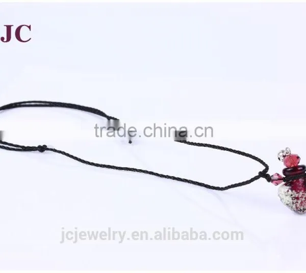 Murano Glass Heart Oil Diffuser Pendant Necklaces Wholesale photo-6