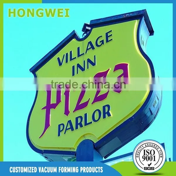 Customized Thermoforming Thick Blister Signboards Factory