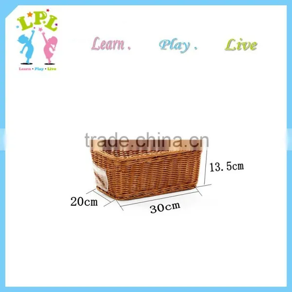 Custom High Quality Durable pp Synthetic Storage Wicker Basket Wicker Fruit Basket photo-4