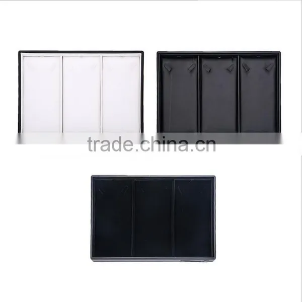 Chinese Factories Wholesale Custom Luxury Leather Necklace Box, Black Beautiful Display Box photo-2