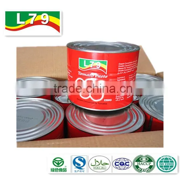 2200G China Factory Hot Sell Nature Canned Tomato Paste photo-3