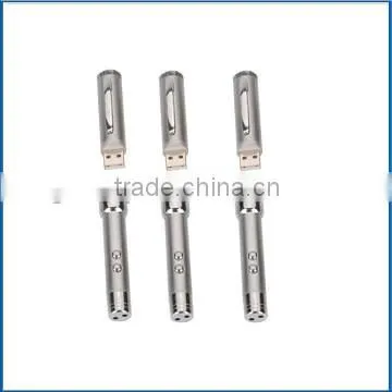 Promotional Gift Cheap Promo USB Flash Drive Twist Ball Pen With Laser Pointer and LED Light photo-4