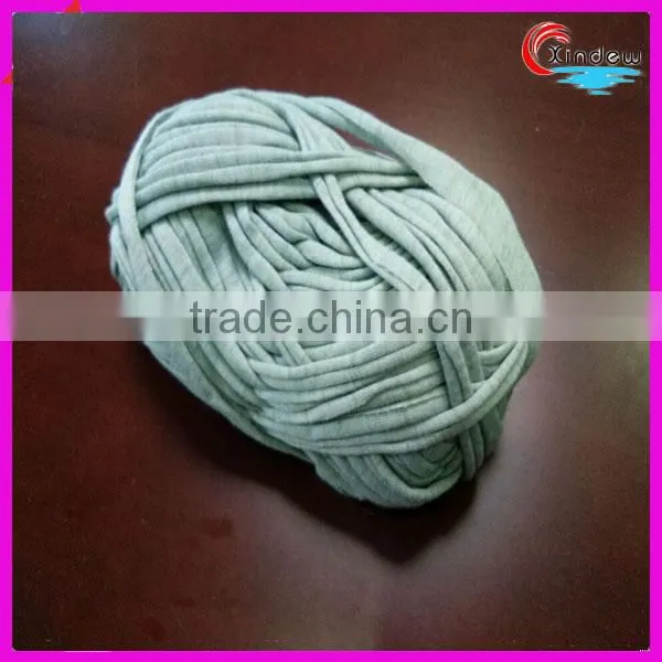 Knitting 100% Polyester Strip Yarn photo-2