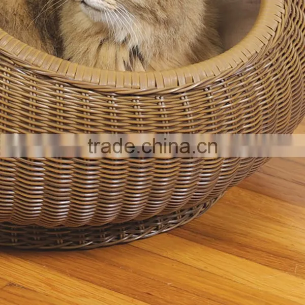Luxury Cat Product Wholesale Wicker Hand Woven House for Cats photo-4