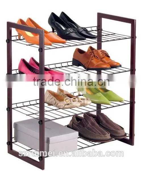 Multilayer Flooring Metal Shoes Display Shelf photo-2
