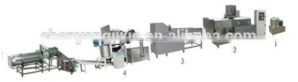 HOT!!! Automatic Continuous Fried Snack Food Processing Line photo-4