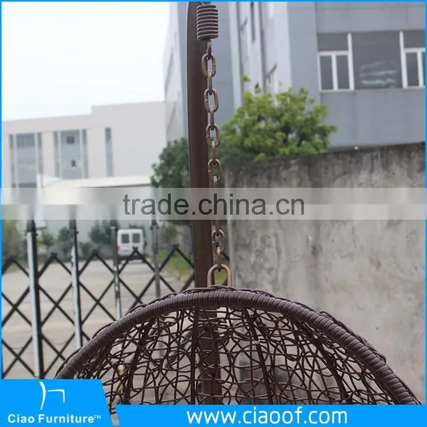 Garden Polyester Rattan Outdoor Swing Chair photo-6