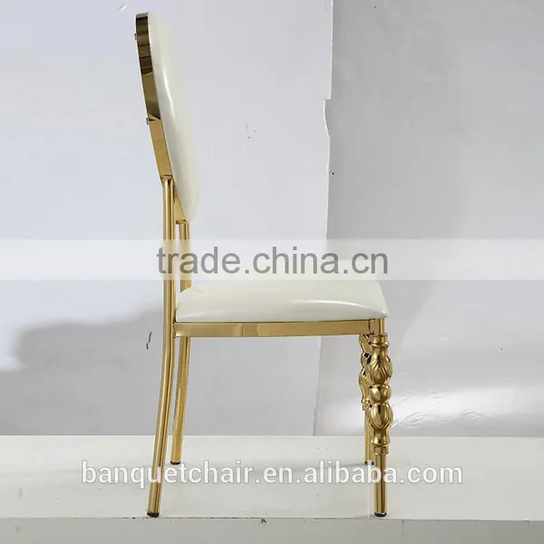 Mid Century Modern Design Stainless Steel Chair Stainless Steel Banquet Chair photo-3