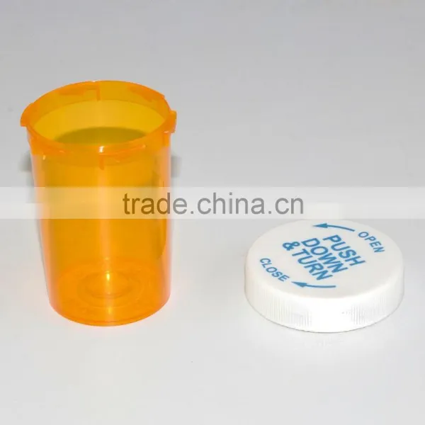 Childproof Vials Plastic Children Resistant Cap Vials photo-3