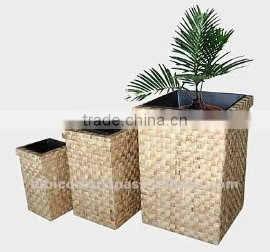 2012 Square Flower Planters/ Home Basket Set of 3 Pcs