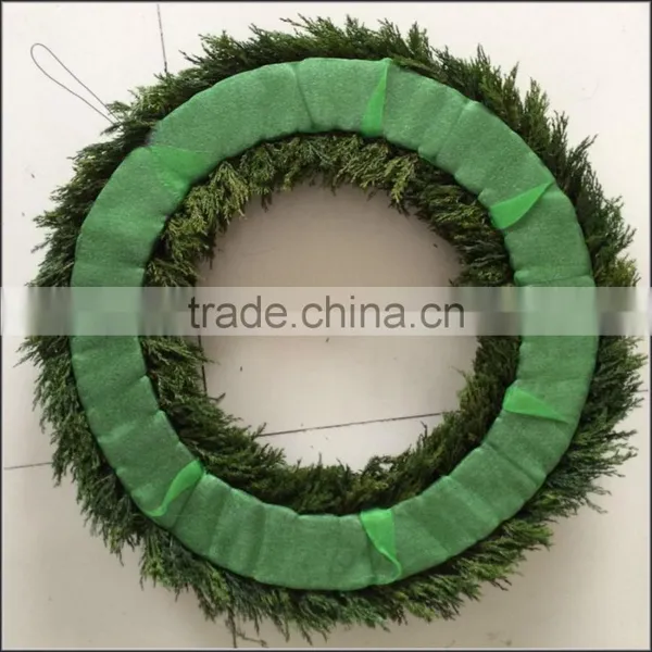 Natural Preserved Cypress Wreath Preserved Pinus Wreath photo-4