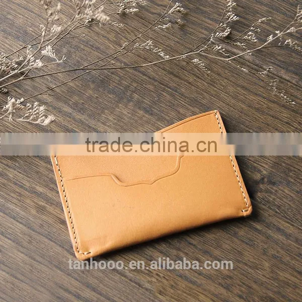 Custom Personalized Unisex PU Leather Card Holder Simple Design Card Pocket photo-2