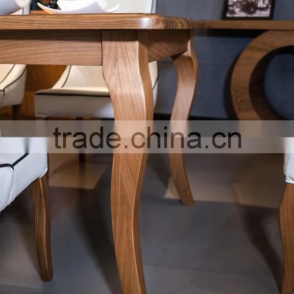 Kitchen Quality Wood Dining Set Table With 6 Chairs L A-33 photo-3