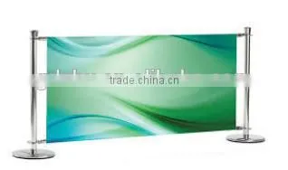 Metal Wind Barrier With Advertising Banner photo-4