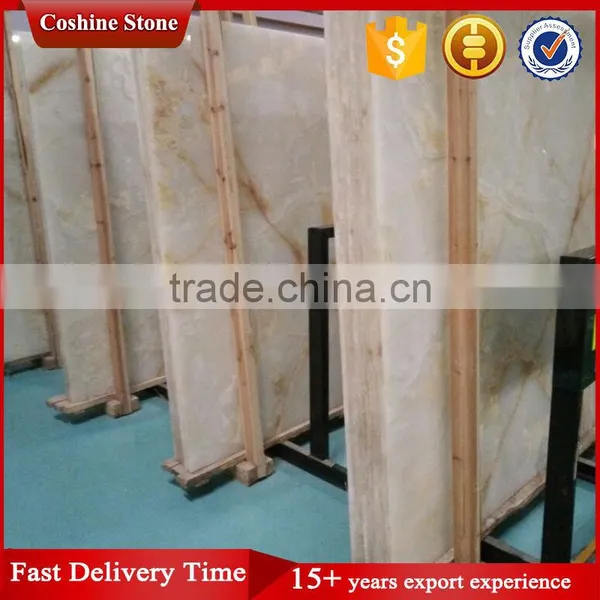 Natural Snow White Onyx Stone Slab With Good Price photo-2